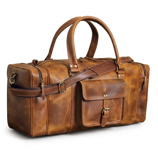 Salisbury Leather Duffle Bag For Men