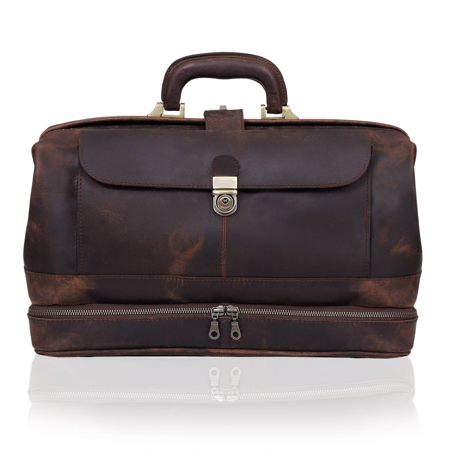 The Vintage Leather Briefcase Doctor Bag