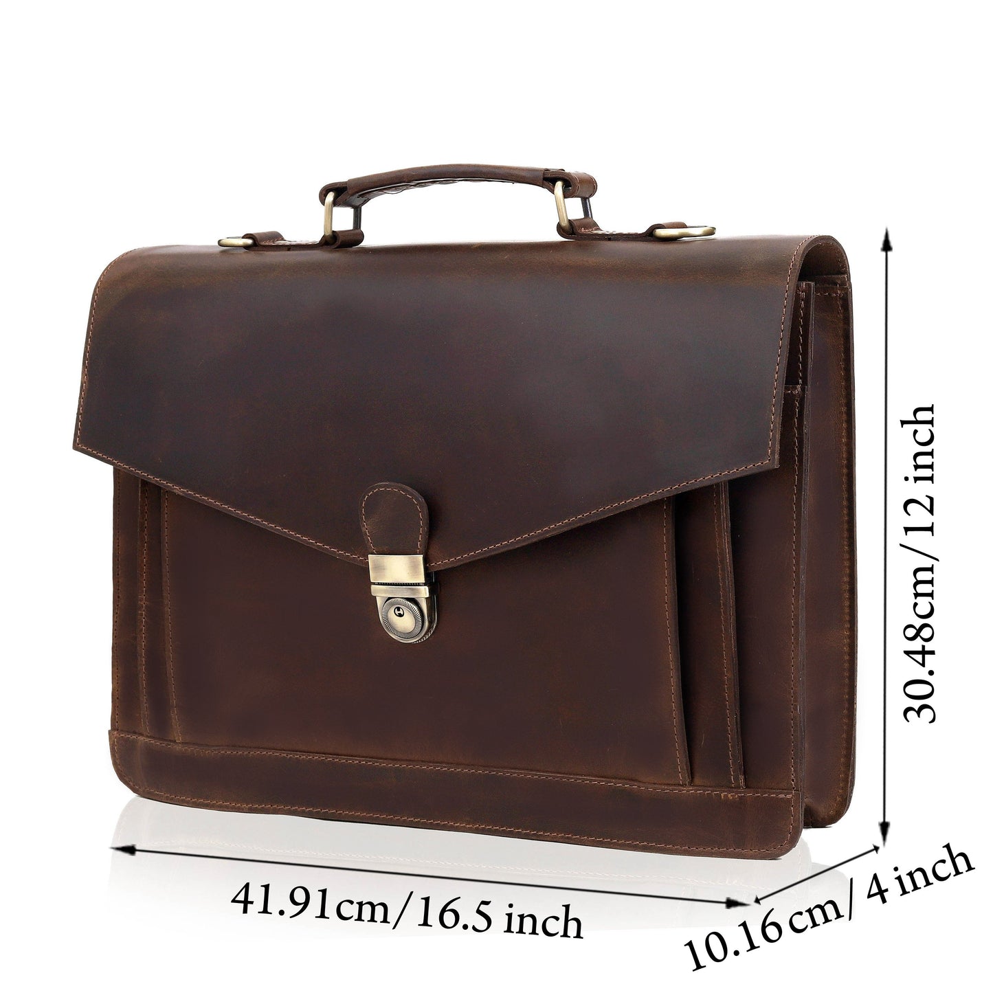 The Officer Leather laptop bag