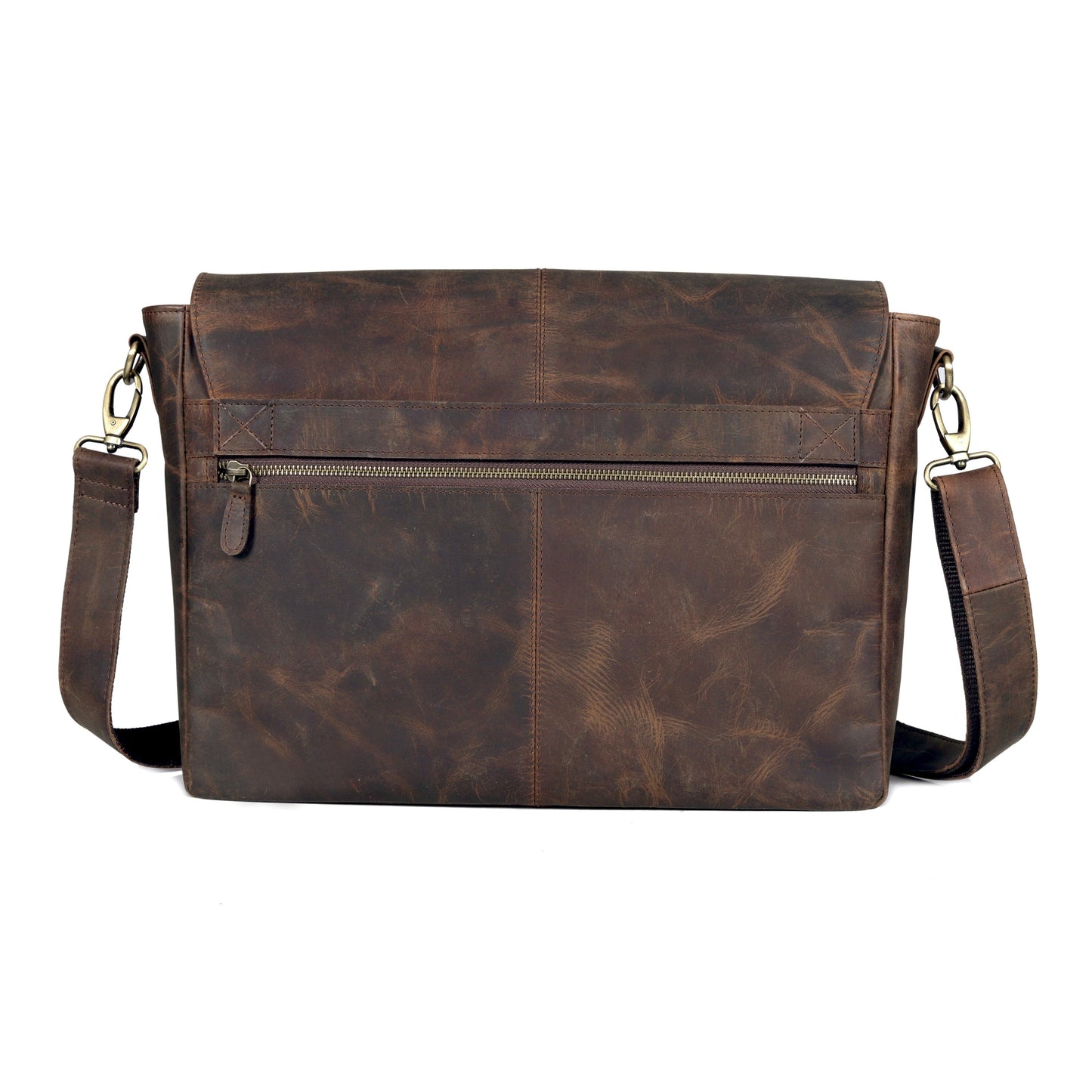 The Zenith Leather Messenger Bag For Men
