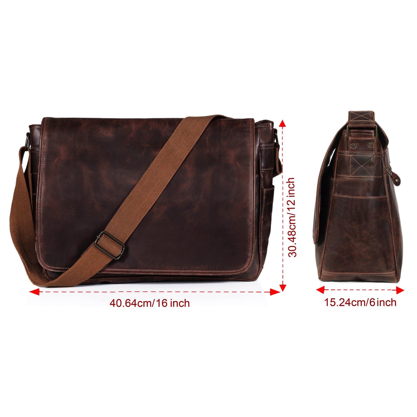 The Porter Leather Messenger bag