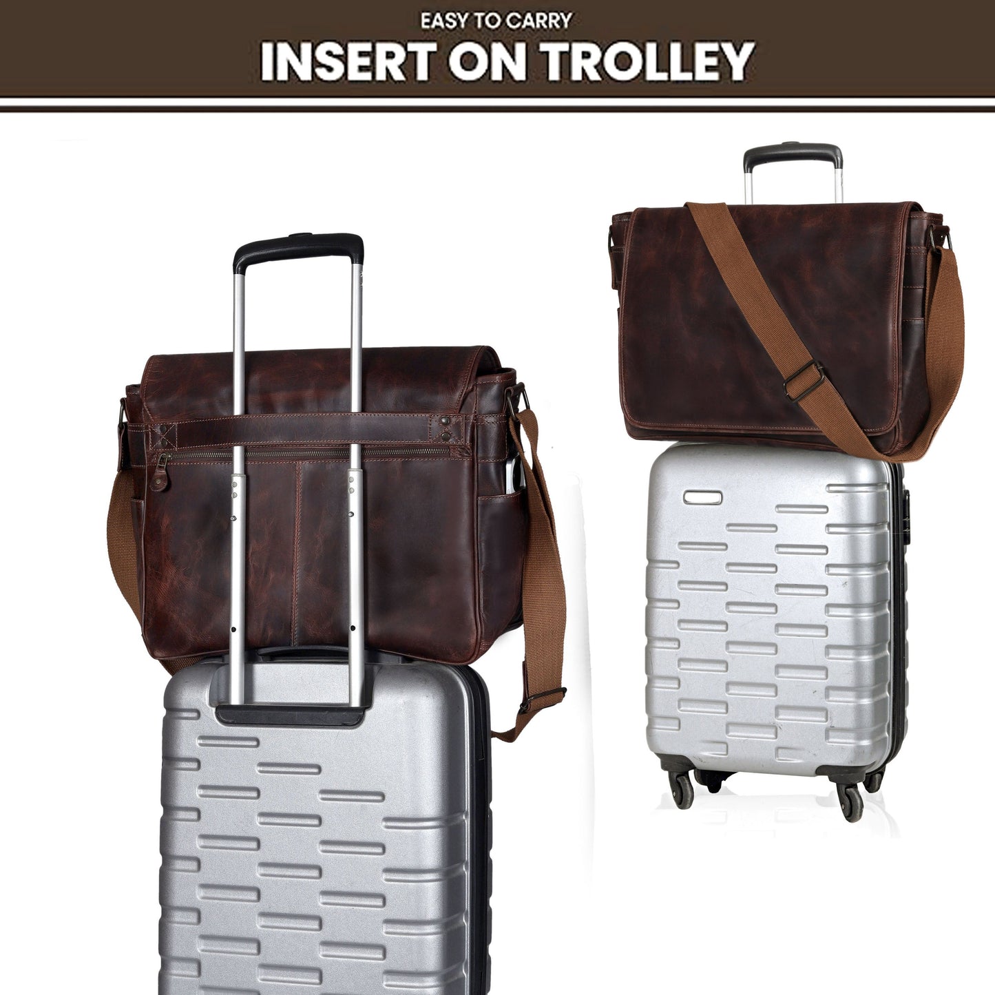 The Porter Leather Messenger bag