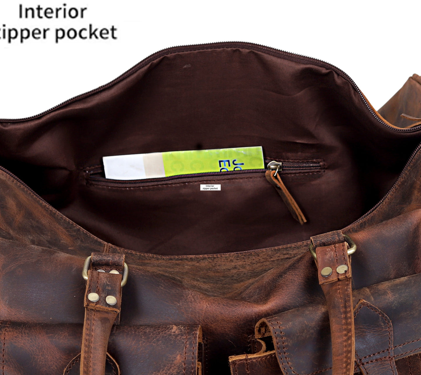 The Legendary Vintage Classic Buffalo Leather Travel Duffle Bag