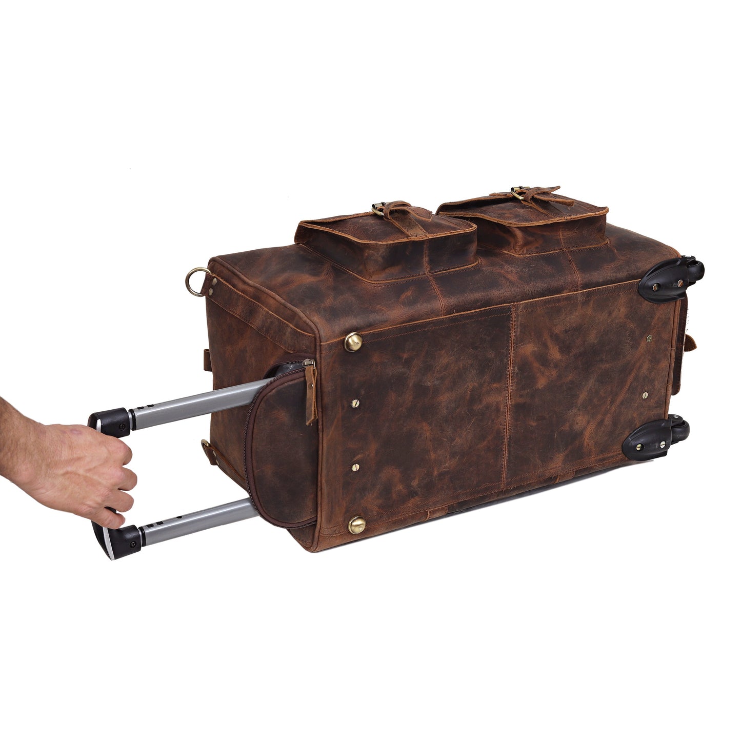 The Legendary Vintage Classic Buffalo Leather Travel Duffle Bag