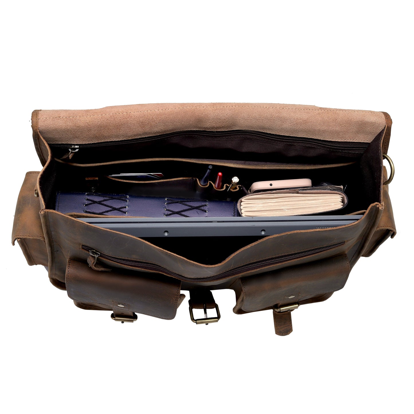 The Granger Leather Messenger Bag