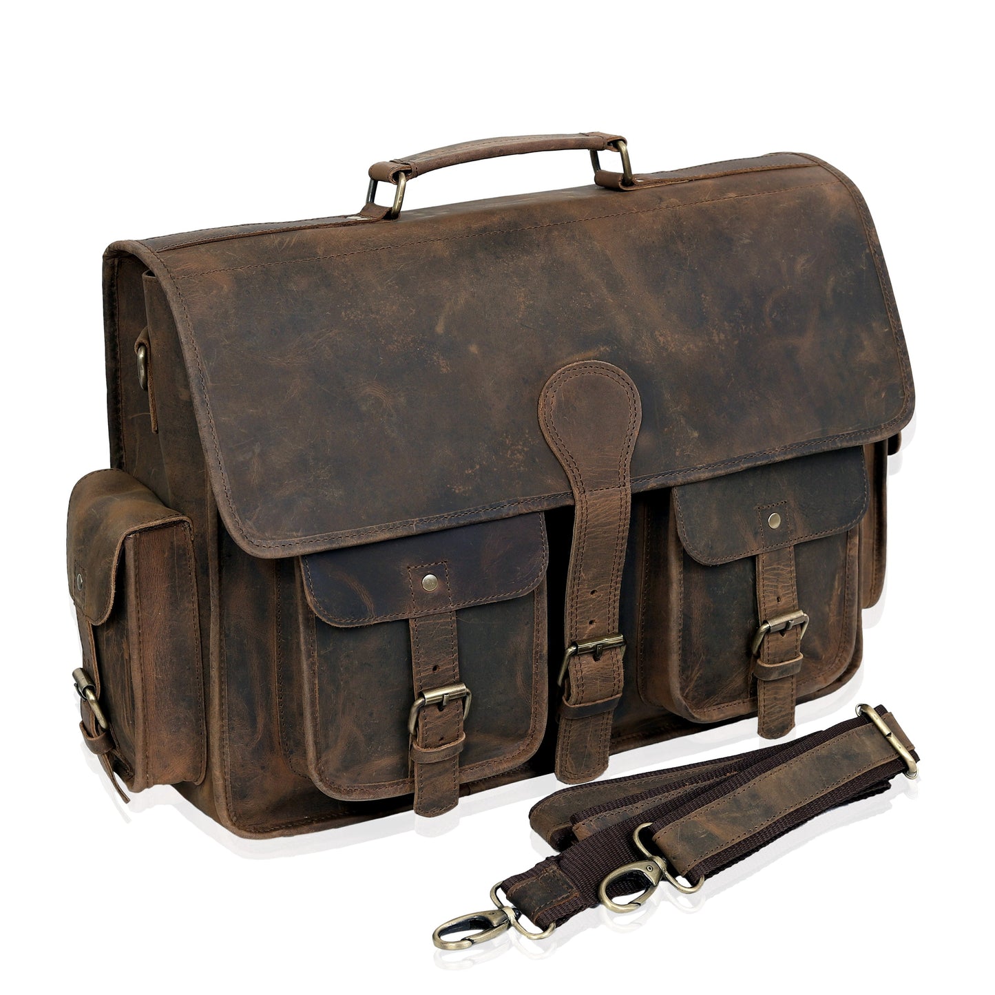 The Granger Leather Messenger Bag