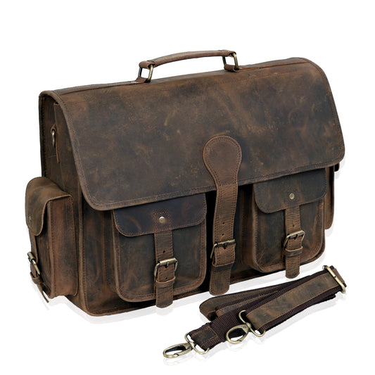 The Granger Leather Messenger Bag
