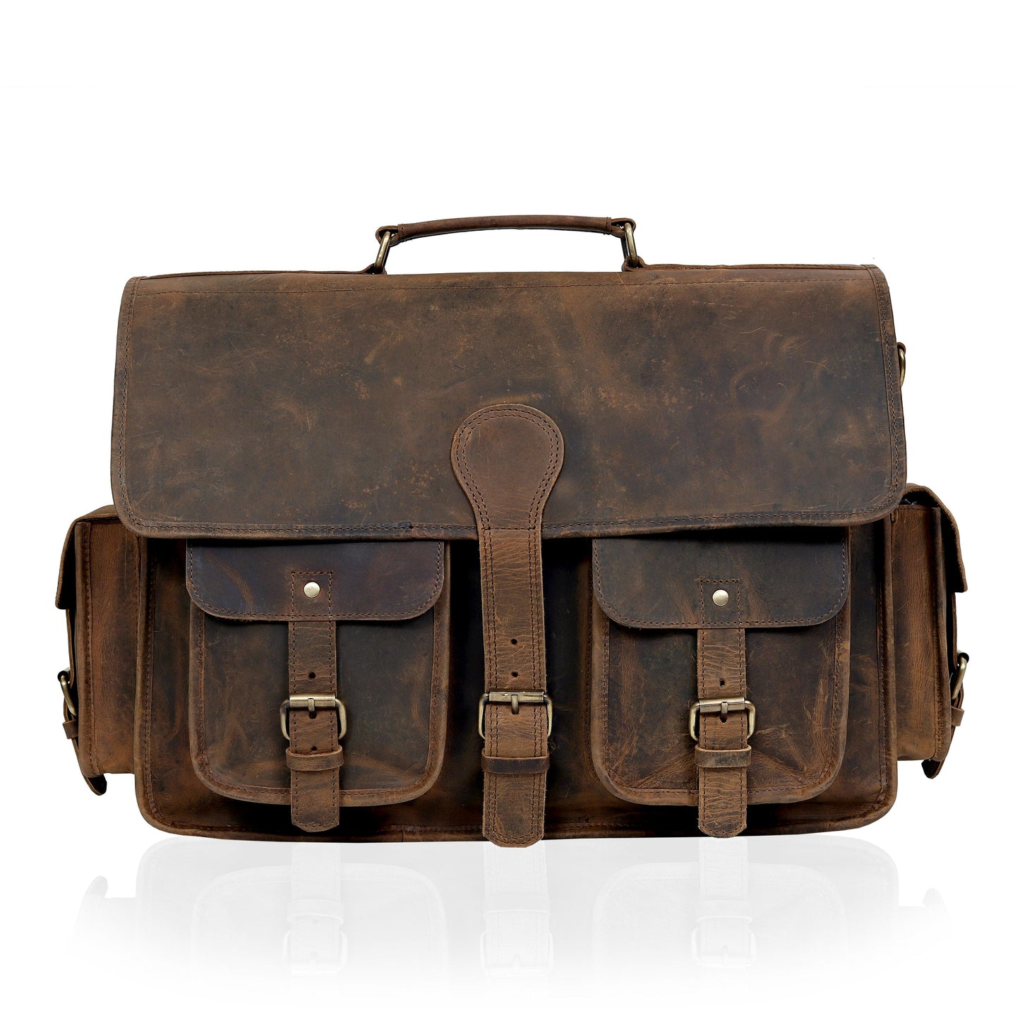 The Granger Leather Messenger Bag