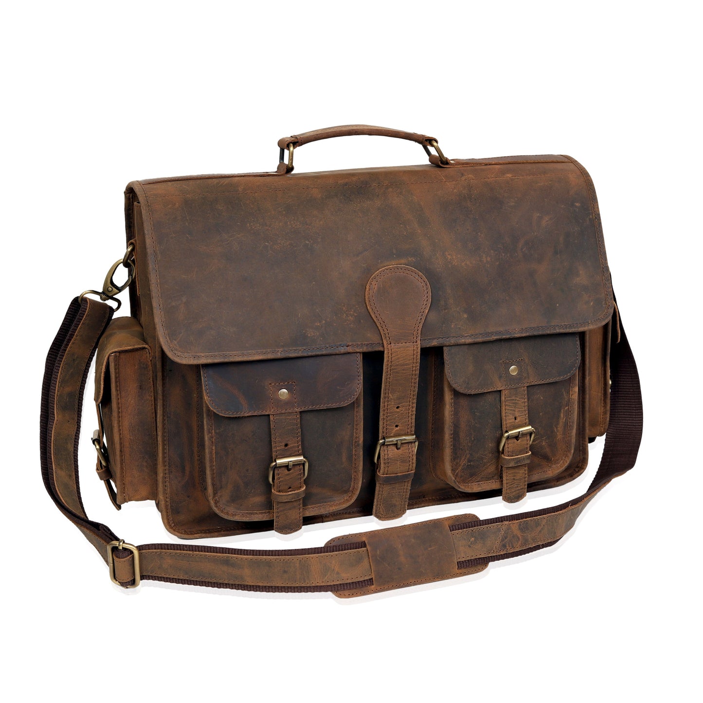 The Granger Leather Messenger Bag
