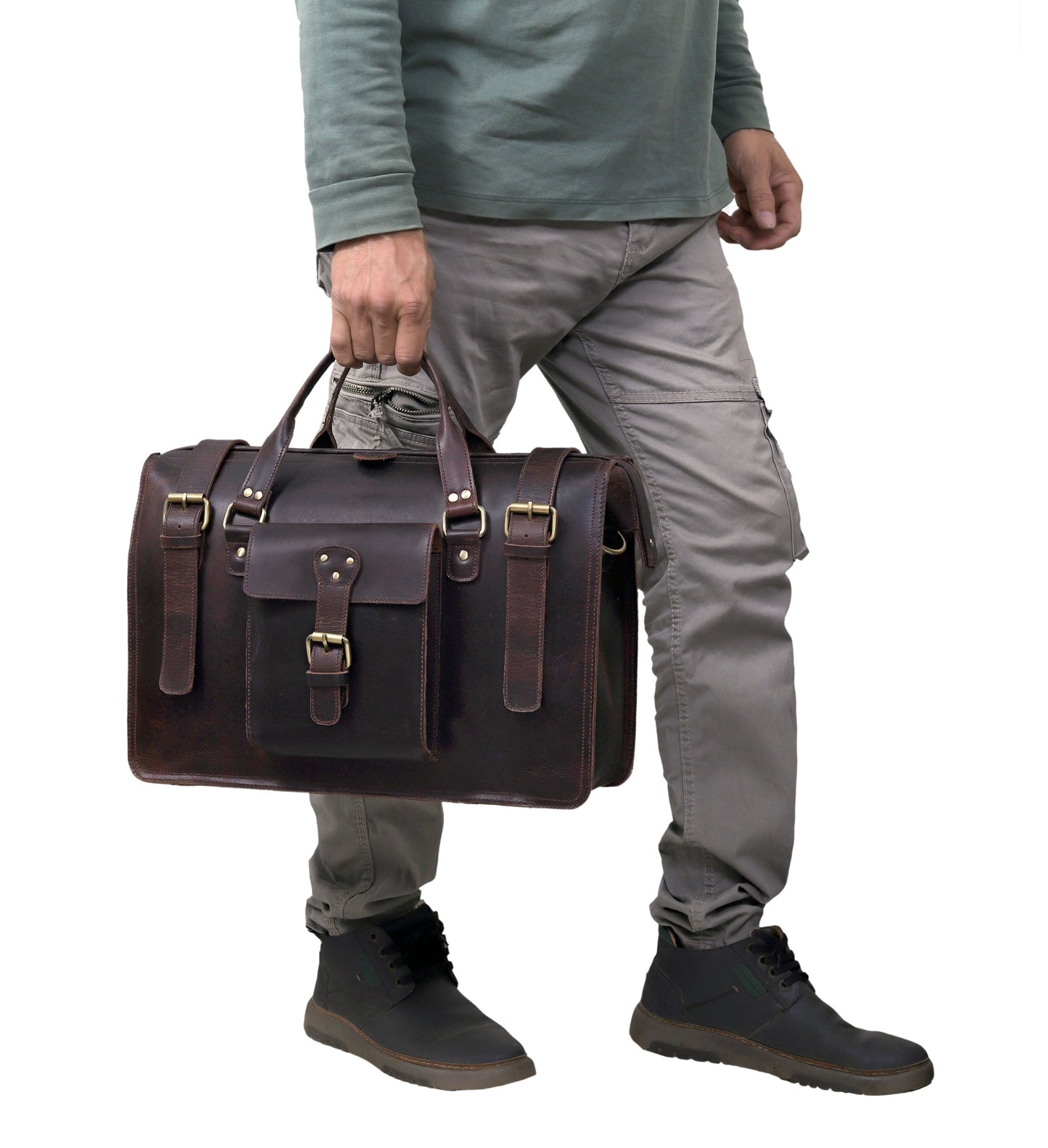 The Signature Leather Briefcase