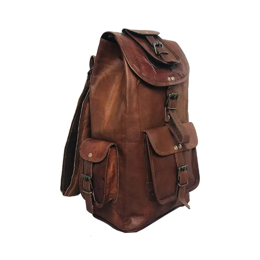 Bath Unisex Leather Backpack