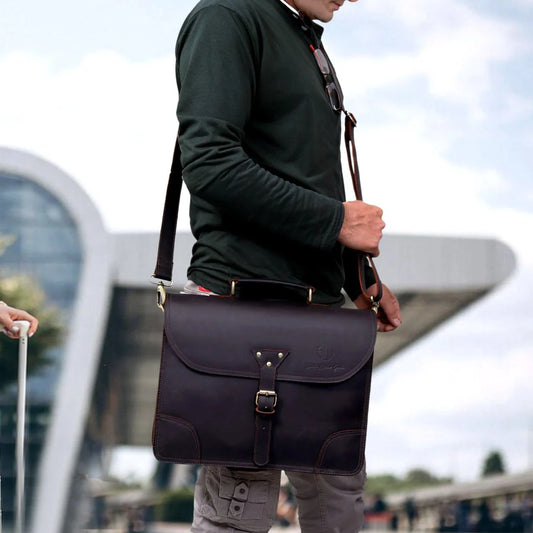 The Budget Leather Messenger Bag