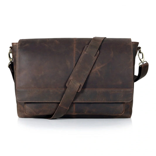 Perth Leather Messenger Bag For Men