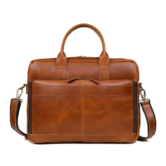 The Desire Leather briefcase & Backpack Combo