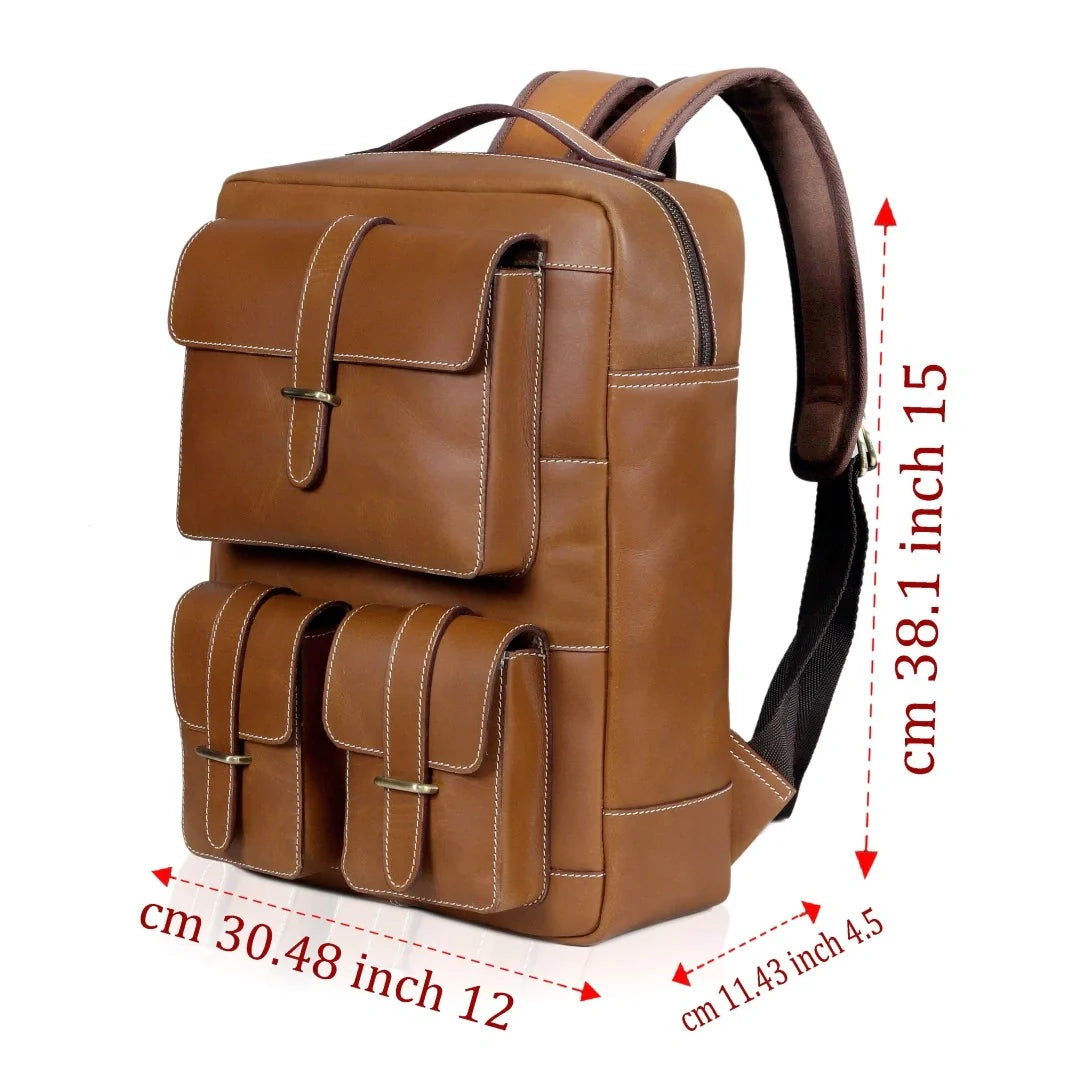 The Dominance Leather Backpack