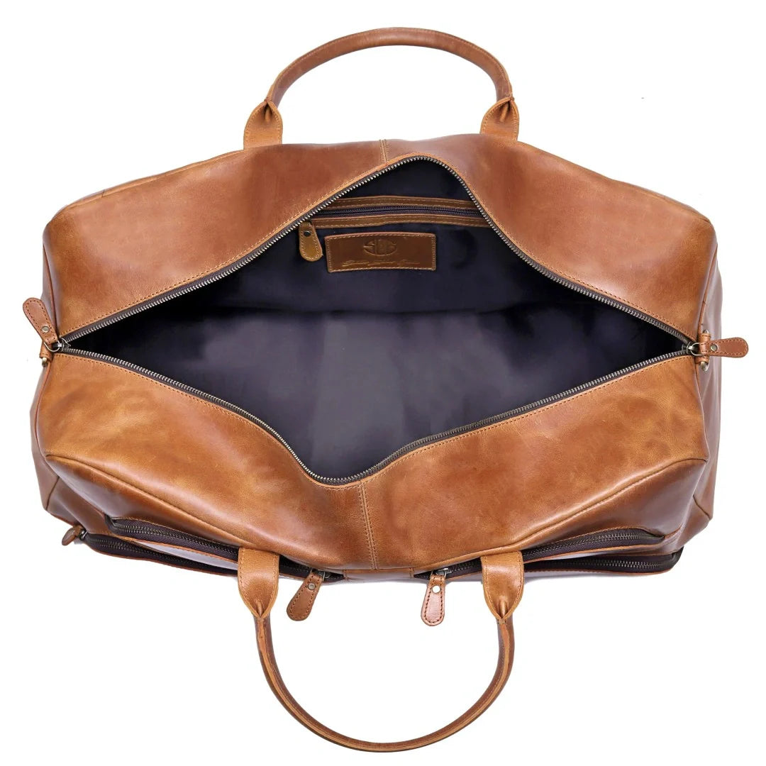 Canterbury Leather Duffle Bag For Men
