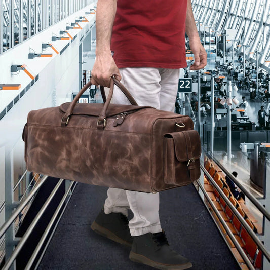 The Overnight Leather Duffle Bag