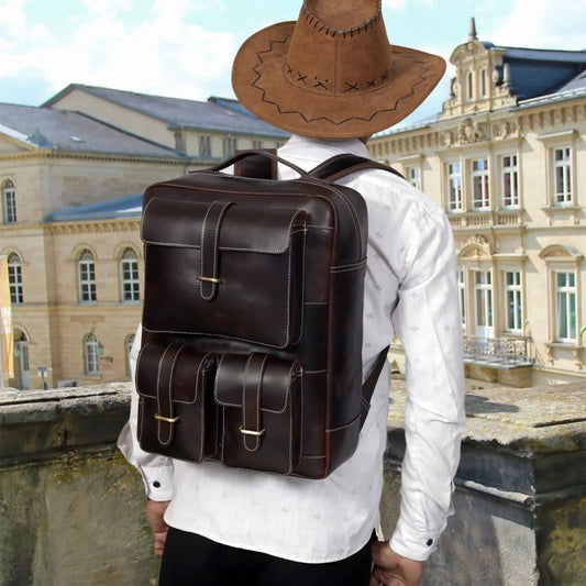 The Sprint Leather Backpack