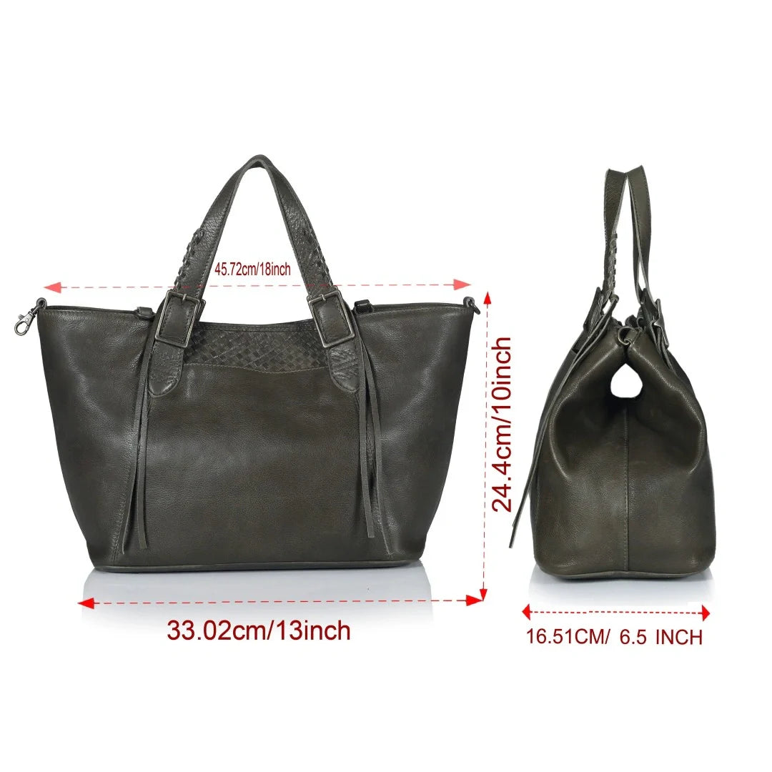 The Urban Leather Tote Bag