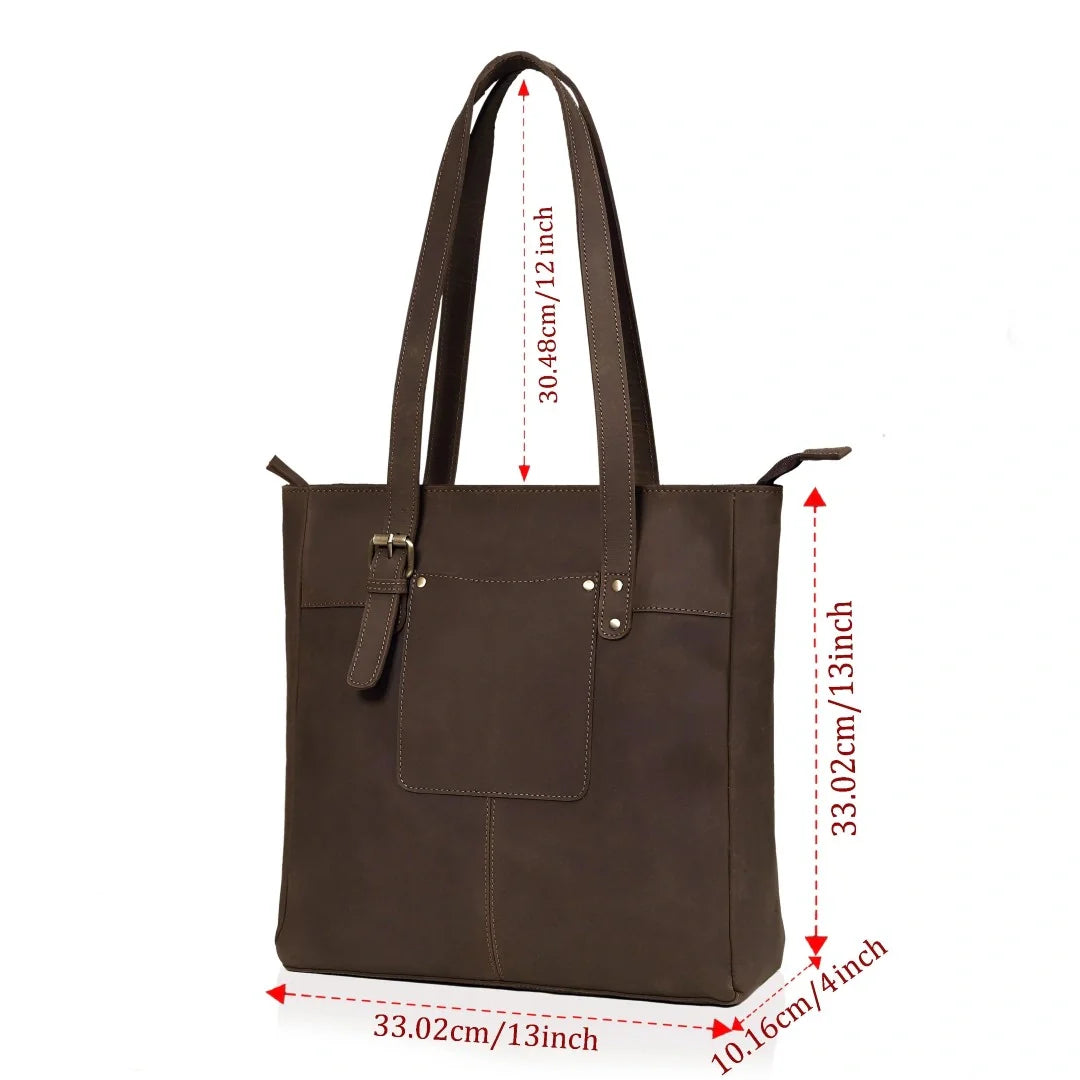 The Vintage classic Buffalo Leather Tote