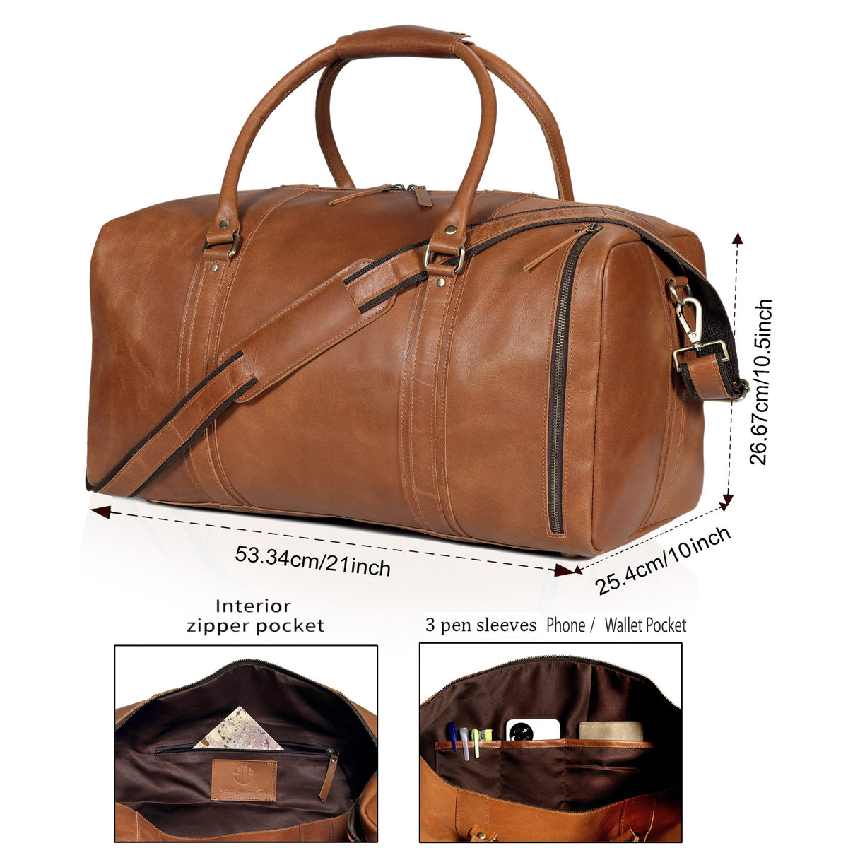 The Professional Leather Bag Combo