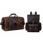 The Drifter Duo - Buffalo Leather Duffle Bag & Backpack Combo