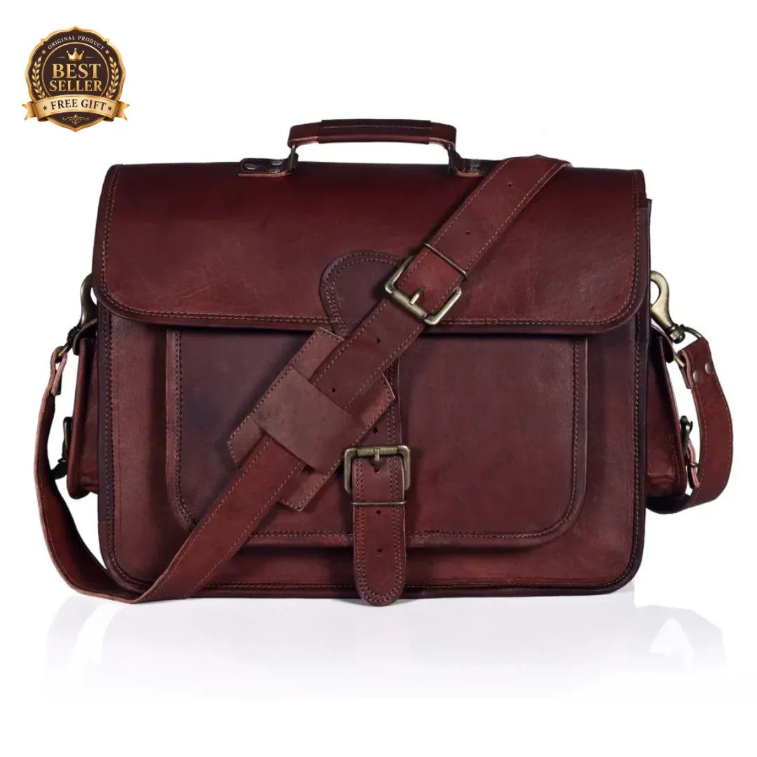 Chester Leather Messenger Bag For Men