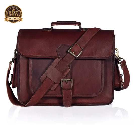 Chester Leather Messenger Bag For Men