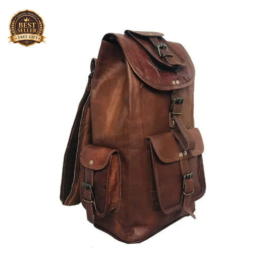 Bath Unisex Leather Backpack