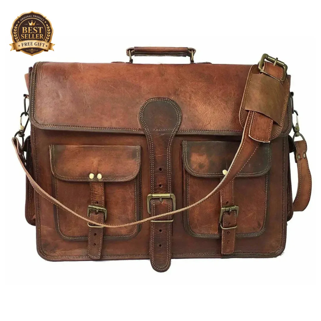 Twickenham Leather Briefcase For Men
