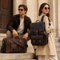 The Drifter Duo - Buffalo Leather Duffle Bag & Backpack Combo