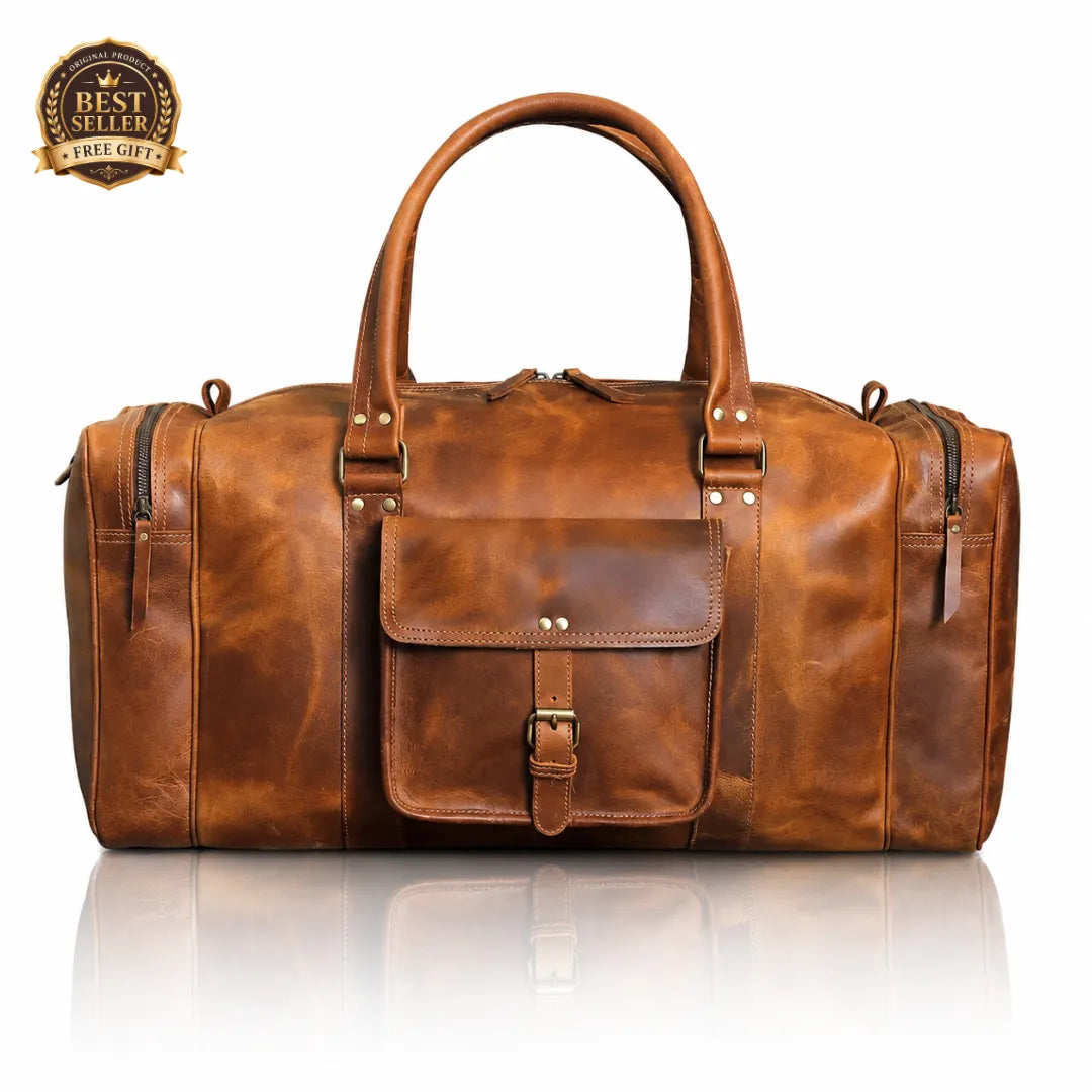 Salisbury Leather Duffle Bag For Men