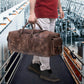 Brown Leather Duffle