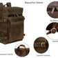 Retro Leather buffalo backpack