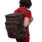 Retro Leather buffalo backpack