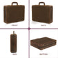 The Vintage Buffalo Leather hard shell attaché Case Briefcase