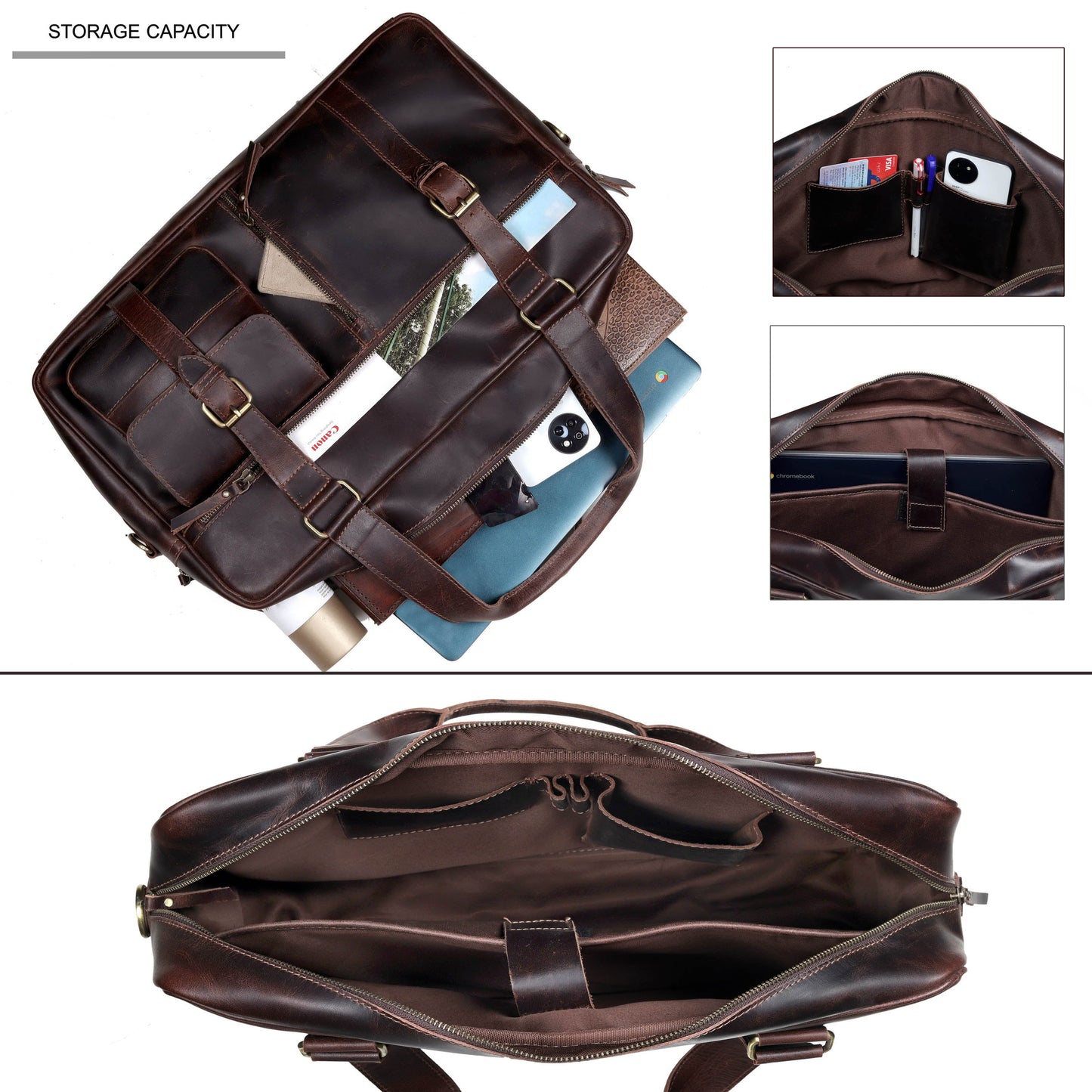The Legacy Leather briefcase