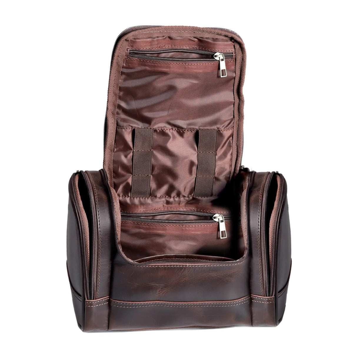 The Regal Briefcase & Leather Wash Bag Combo