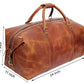 Stirling Leather Duffle Bag For Men