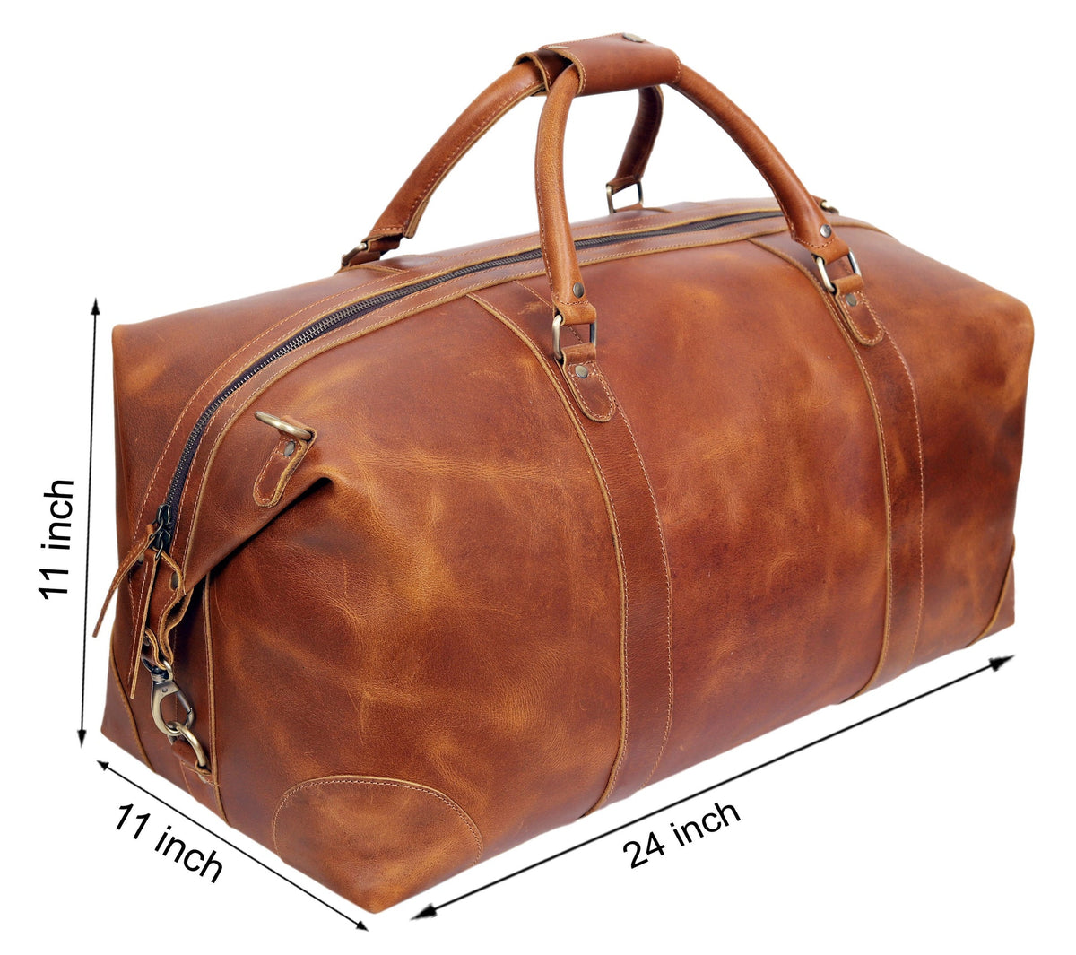Stirling Leather Duffle Bag For Men