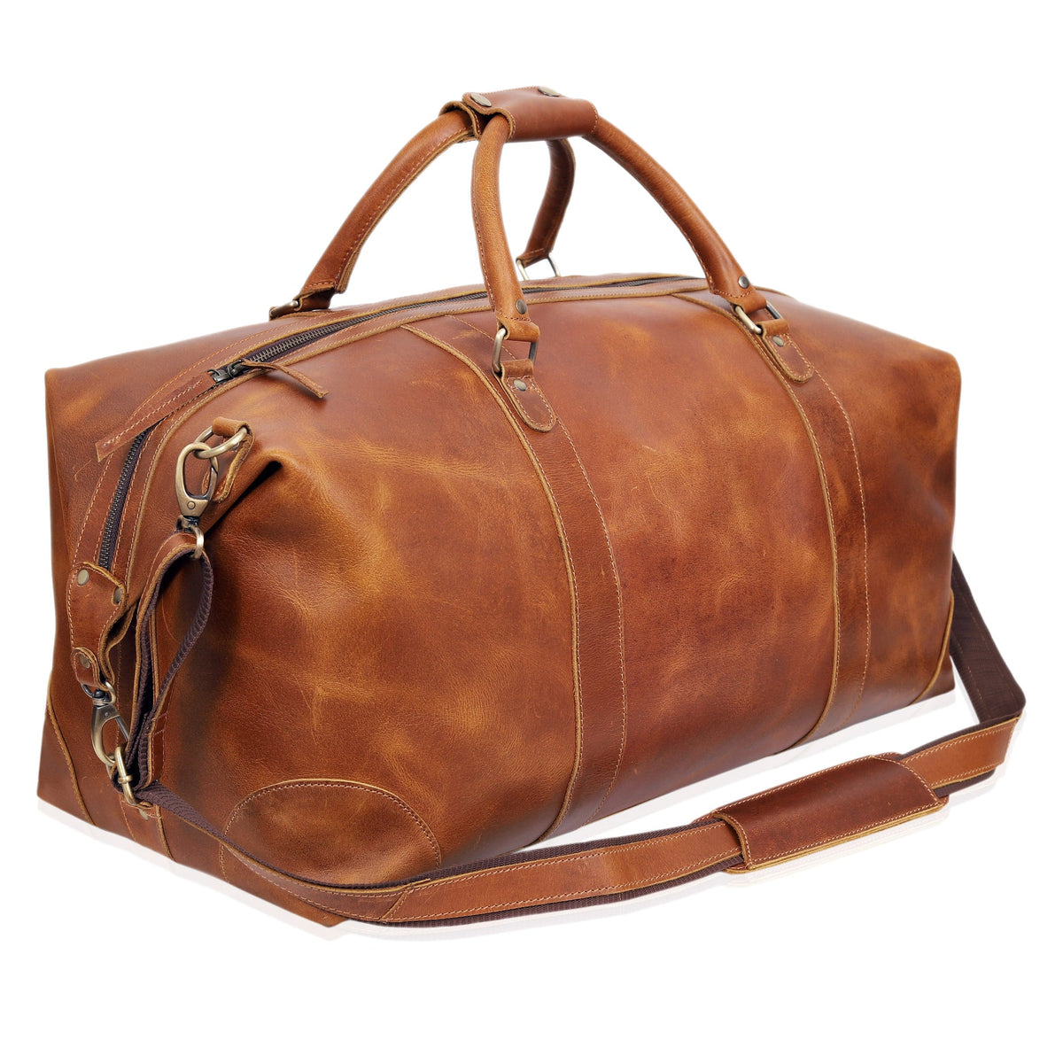 Stirling Leather Duffle Bag For Men