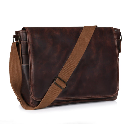 The Porter Leather Messenger bag