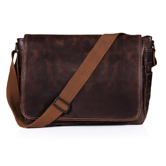 The Porter Leather Messenger bag