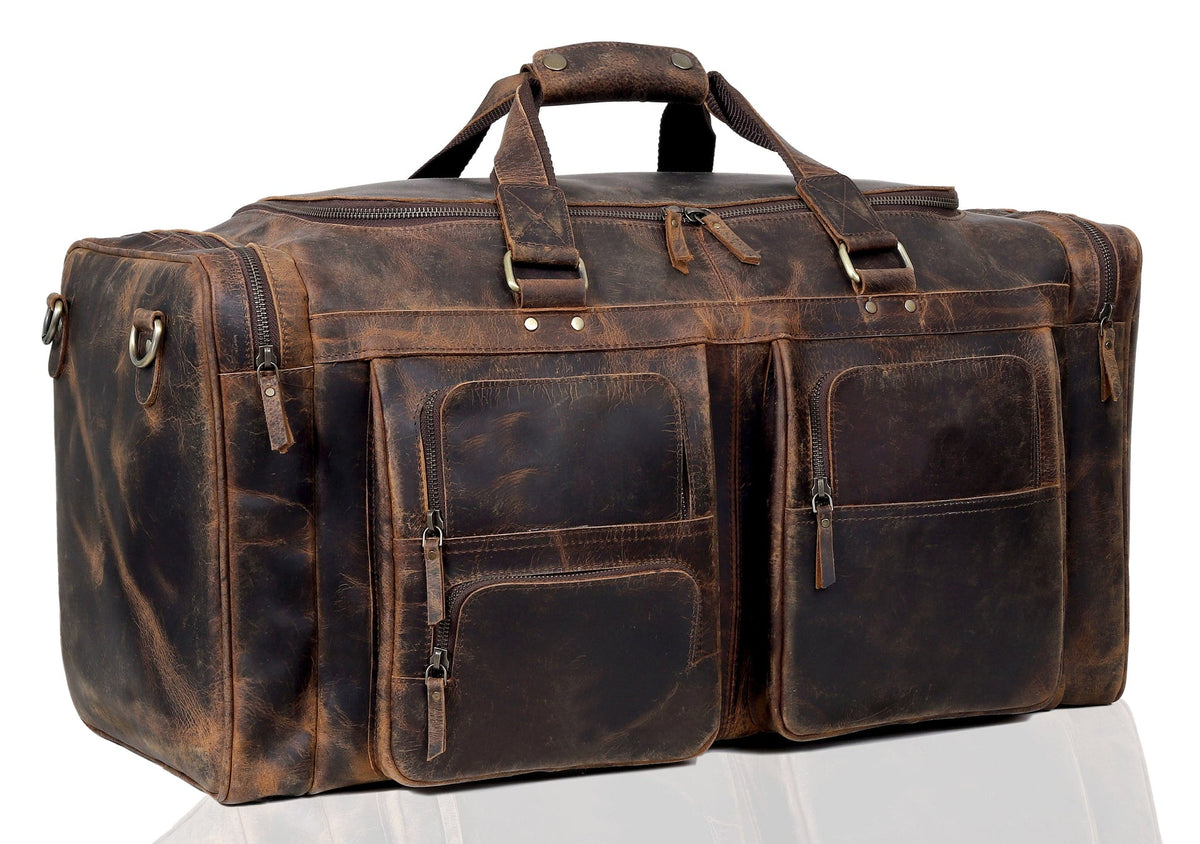 Bicester Leather Duffle Bag For Men