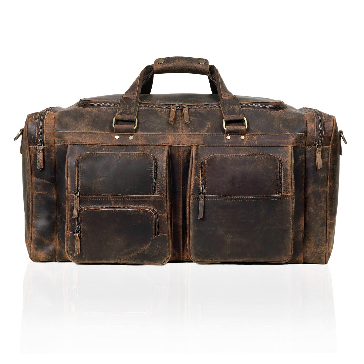 Bicester Leather Duffle Bag For Men