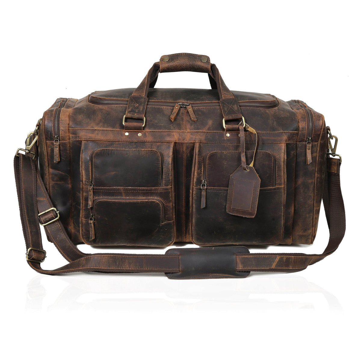 Bicester Leather Duffle Bag For Men