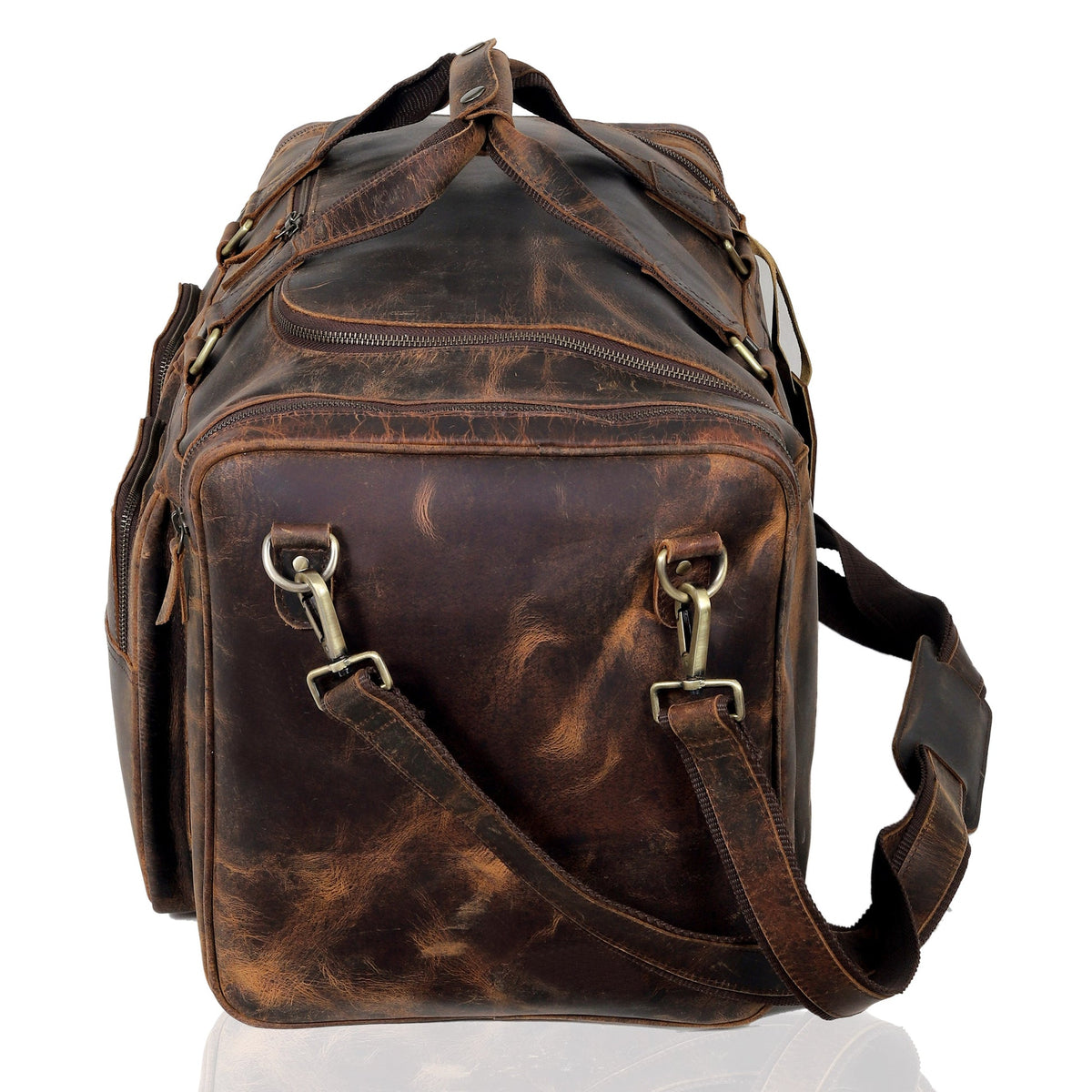 Bicester Leather Duffle Bag For Men