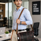 The Regal Briefcase & Leather Wash Bag Combo