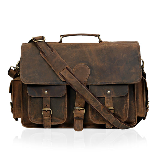 The Granger Leather Messenger Bag