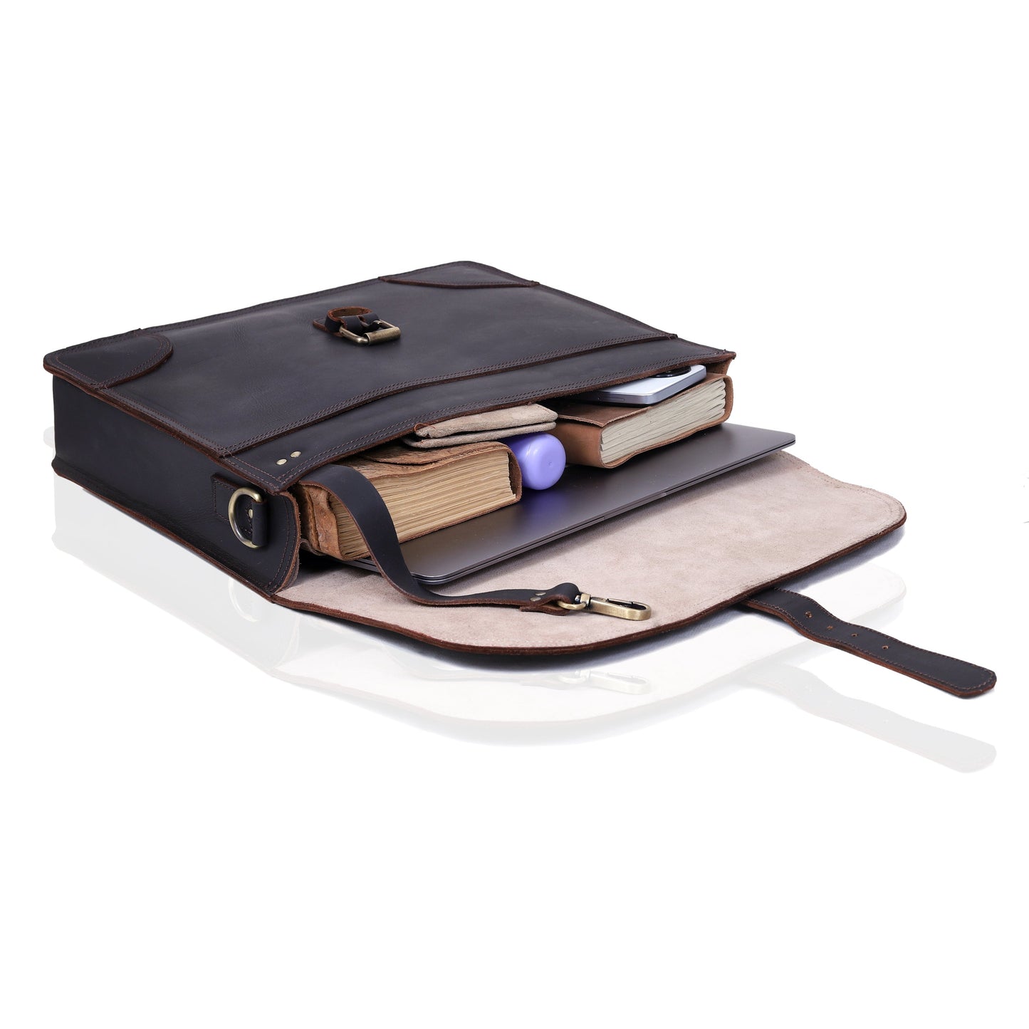 The Budget Leather Briefcase